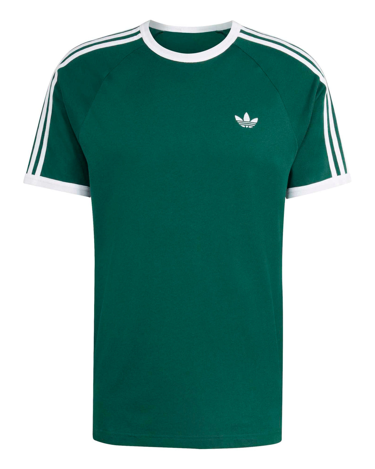 Adidas 3-Stripes Tee - Collegiate Green | Adidas Originals T Shirts | JEANSTORE