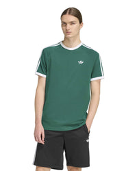 Adidas 3-Stripes Tee - Collegiate Green | Adidas Originals T Shirts | JEANSTORE