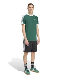 Adidas 3-Stripes Tee - Collegiate Green | Adidas Originals T Shirts | JEANSTORE