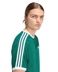 Adidas 3-Stripes Tee - Collegiate Green | Adidas Originals T Shirts | JEANSTORE