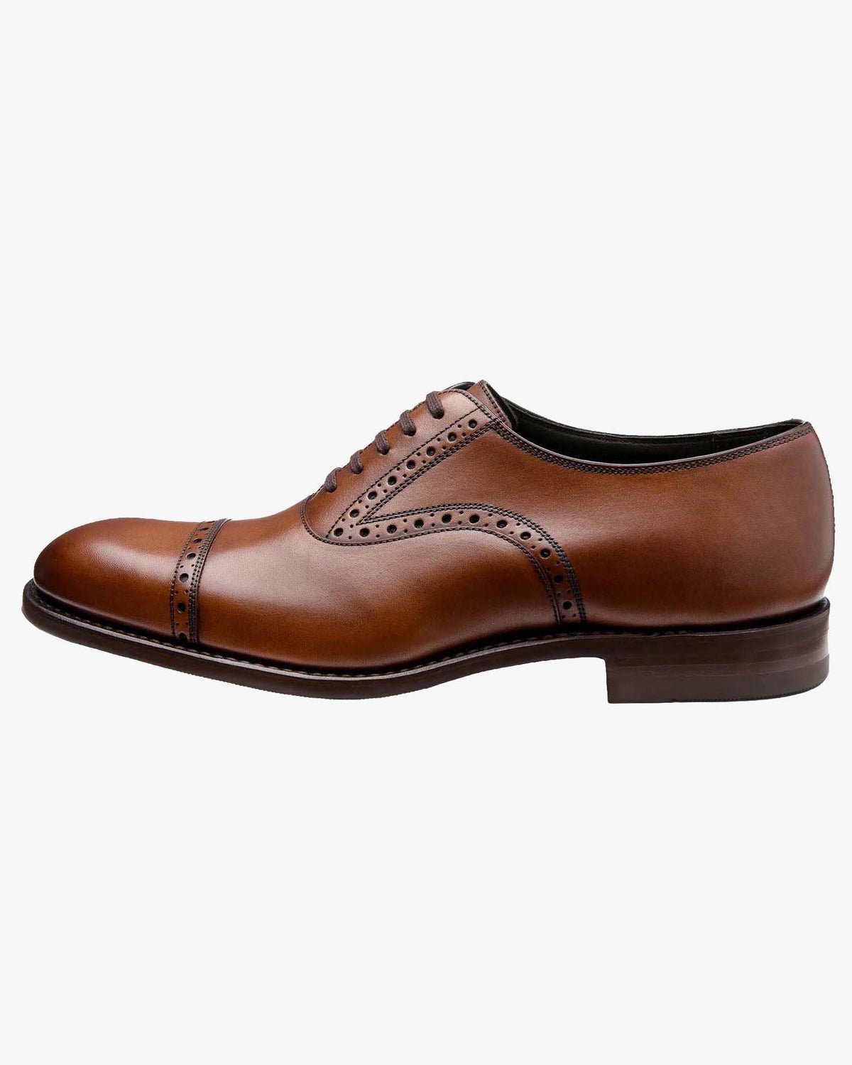 Loake Design Keller Oxford Semi-Brogue Shoe - Cedar