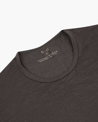 TA-CT Kern Linen T Shirt - Anthracite | TA-CT T Shirts | JEANSTORE