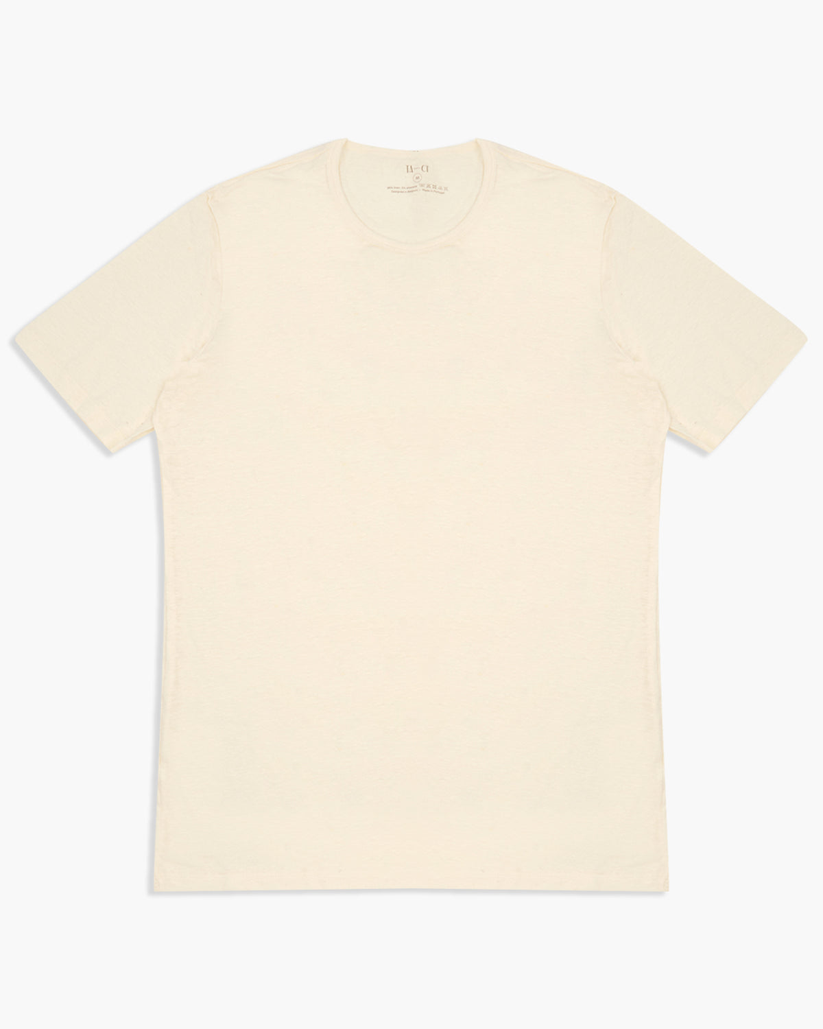 TA-CT Kern Linen T Shirt - Off White | TA-CT T Shirts | JEANSTORE
