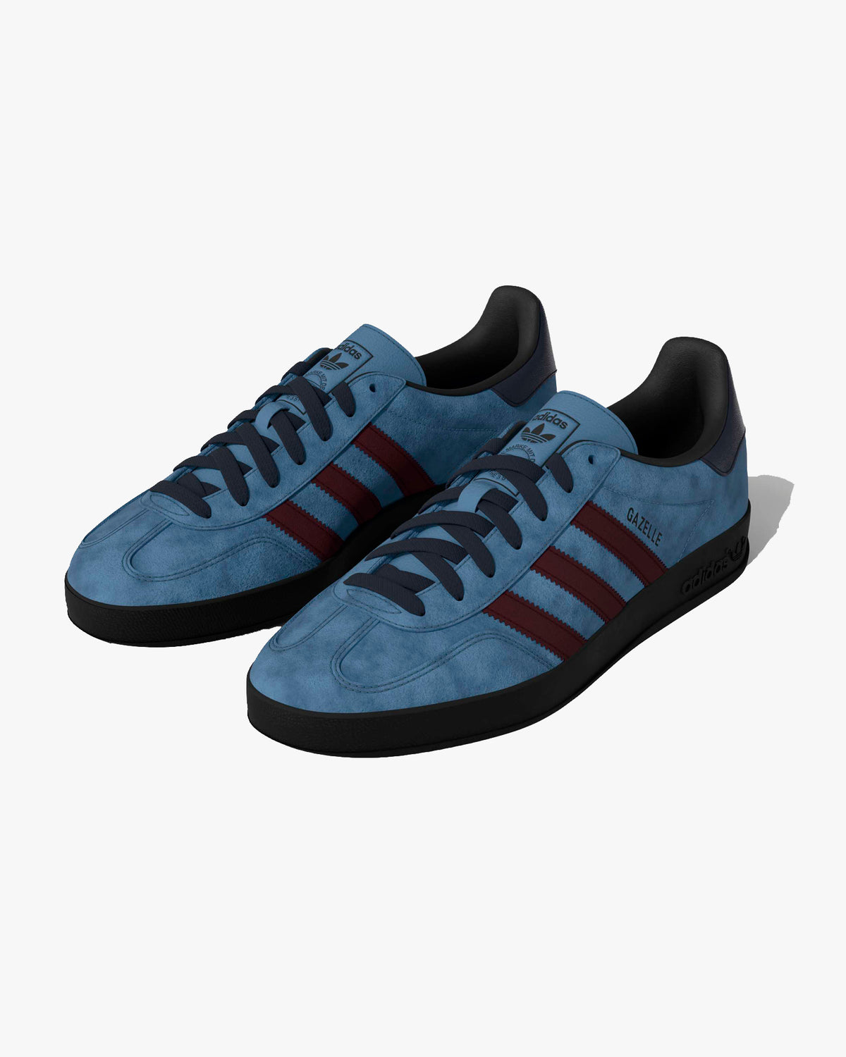 Adidas Gazelle Indoor - Blue / Maroon / Carbon Black
