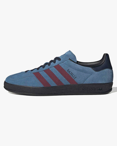 Adidas Gazelle Indoor - Blue / Maroon / Carbon Black