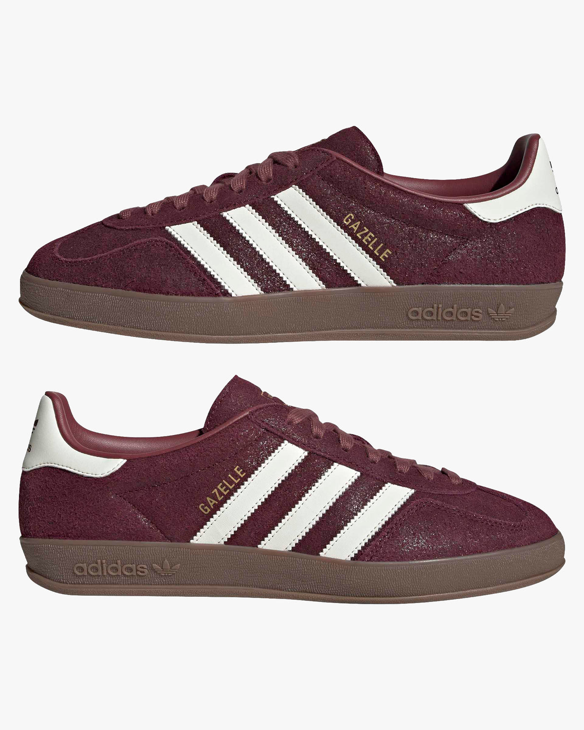 Adidas Gazelle Indoor - Maroon / Off White / Burgundy