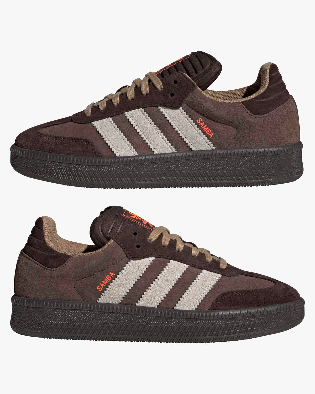 Adidas Samba XLG - Brown / Alumina / Aurora Coffee | Adidas Originals Trainers | JEANSTORE