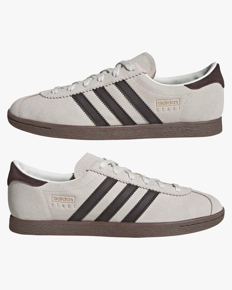 Adidas Stadt - Cloud White / Dark Brown / Gum