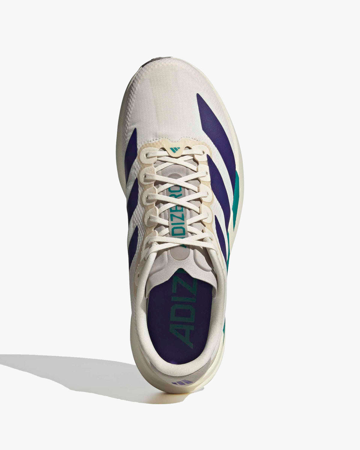 Adidas Adizero EVO SL Woven - Wonder White / Collegiate Purple / Equipment Green