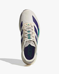 Adidas Adizero EVO SL Woven - Wonder White / Collegiate Purple / Equipment Green