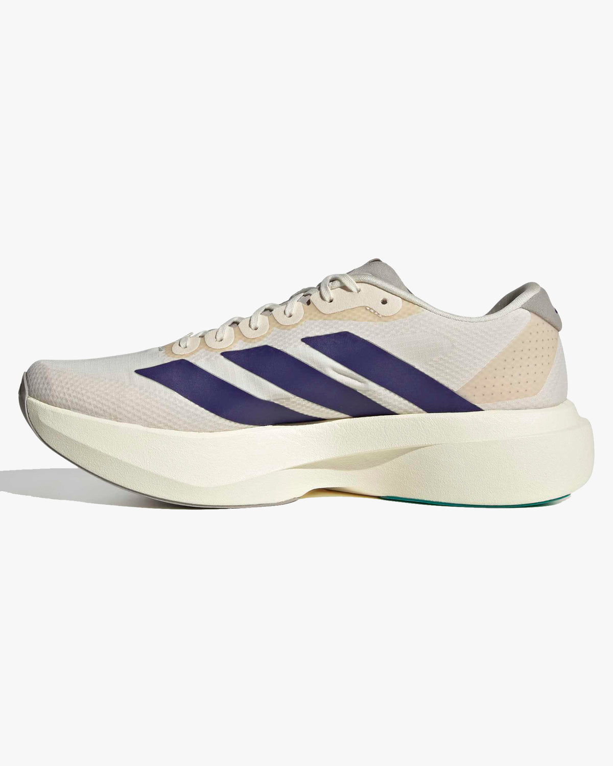 Adidas Adizero EVO SL Woven - Wonder White / Collegiate Purple / Equipment Green