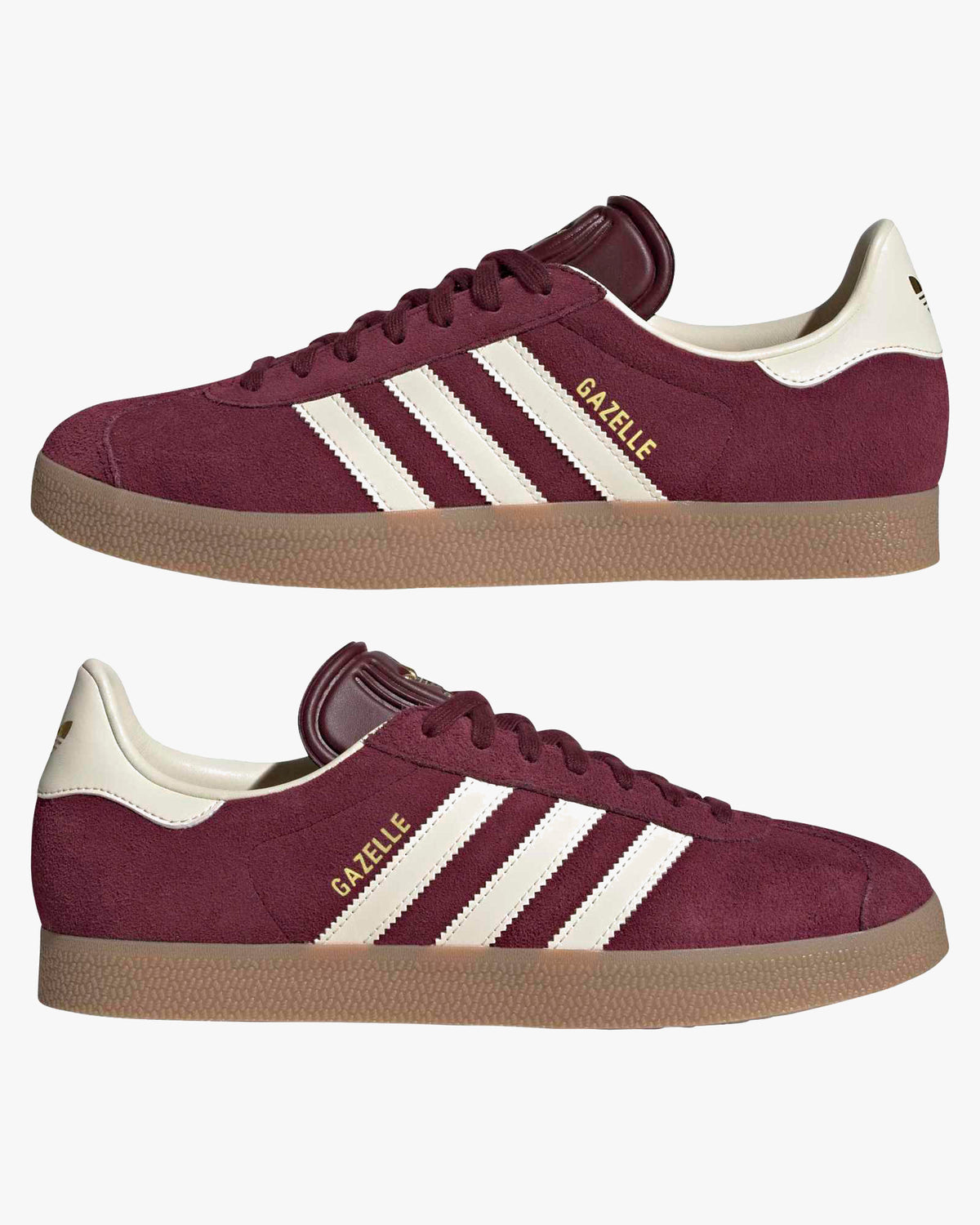 Adidas Gazelle - Maroon / Cream White / Gum