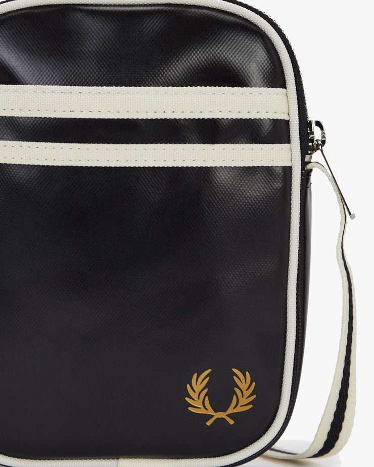 Fred Perry Classic Small Side Bag - Black / Ecru | Fred Perry Bags | JEANSTORE