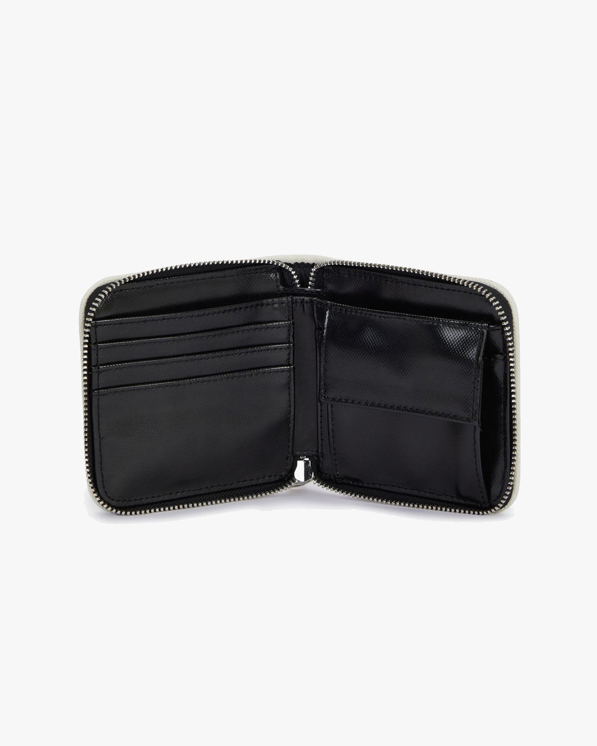 Fred Perry Classic Zip Around Wallet - Black / Ecru