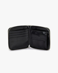 Fred Perry Classic Zip Around Wallet - Black / Ecru