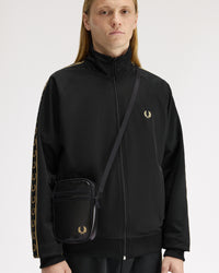 Fred Perry Tonal Classic Small Side Bag - Black / Gold