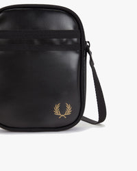 Fred Perry Tonal Classic Small Side Bag - Black / Gold