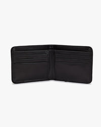 Fred Perry Tonal Coated Polyester Billfold Wallet - Black / Gold