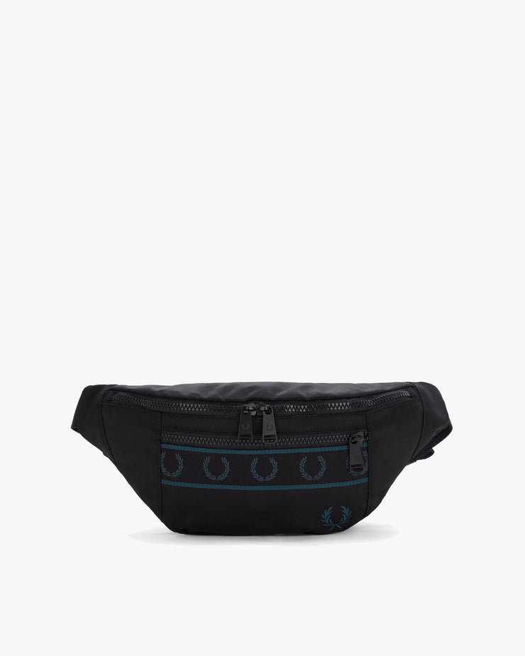 Fred Perry Contrast Tape Crossbody Bag - Black