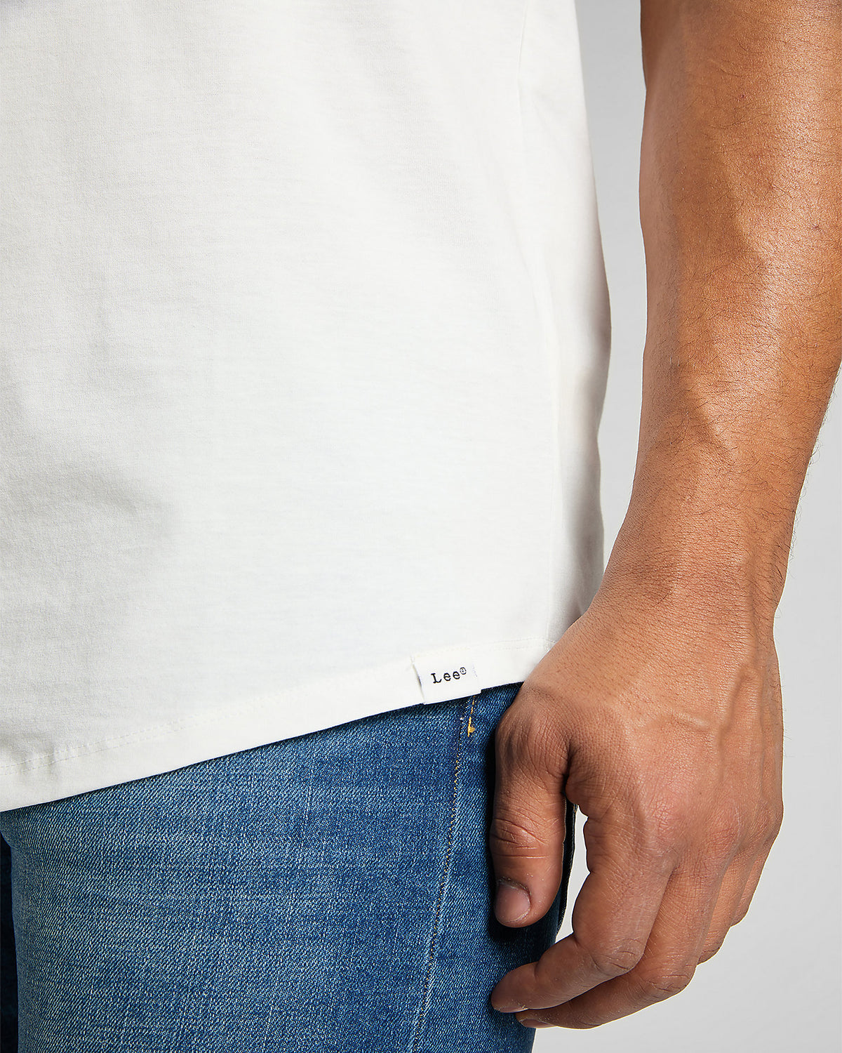 Lee Shaped Tee - Cloud Dancer | Lee T Shirts | JEANSTORE