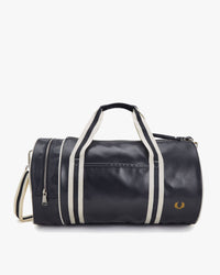 Fred Perry Classic Barrel Bag - Navy / Ecru | Fred Perry Bags | JEANSTORE