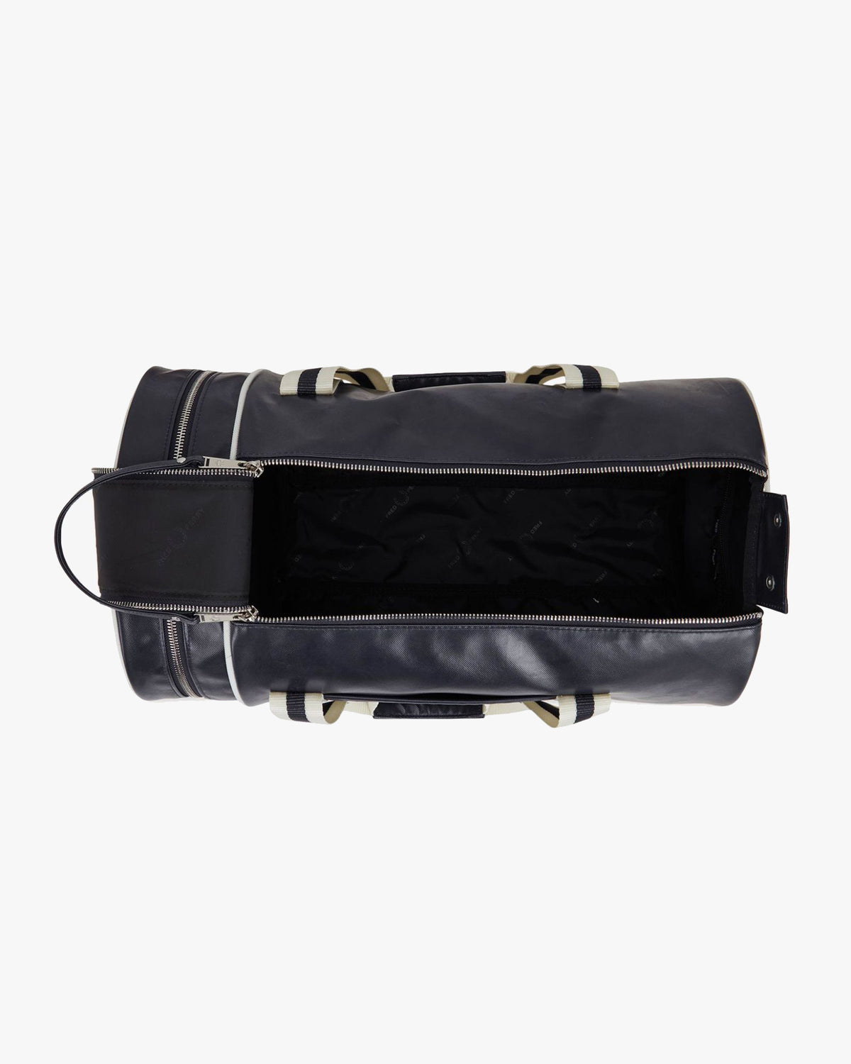 Fred Perry Classic Barrel Bag - Navy / Ecru | Fred Perry Bags | JEANSTORE