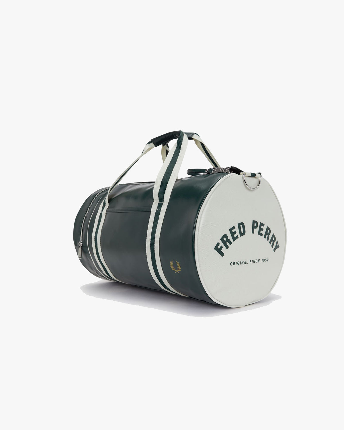 Fred Perry Classic Barrel Bag - Grassroots / Ecru | Fred Perry Bags | JEANSTORE