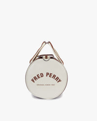 Fred Perry Classic Barrel Bag - Tan / Ecru | Fred Perry Bags | JEANSTORE