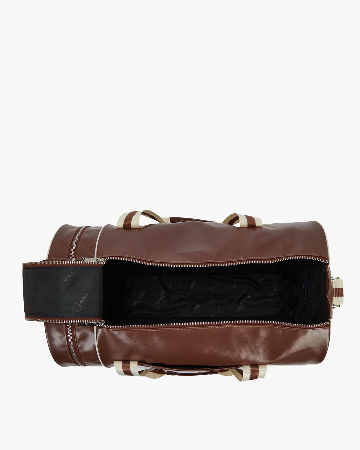 Fred Perry Classic Barrel Bag - Tan / Ecru | Fred Perry Bags | JEANSTORE