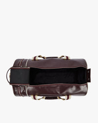 Fred Perry Classic Barrel Bag - Oxblood / Ecru | Fred Perry Bags | JEANSTORE