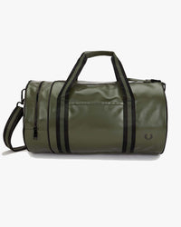 Fred Perry Classic Barrel Bag - Laurel Wreath Green / Black