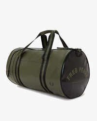Fred Perry Classic Barrel Bag - Laurel Wreath Green / Black
