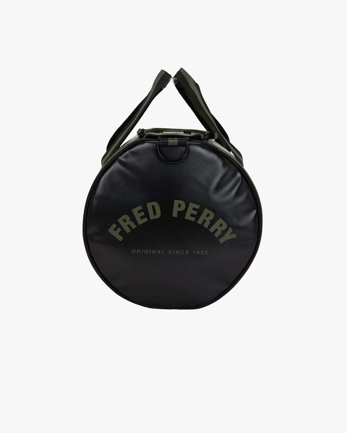 Fred Perry Classic Barrel Bag - Laurel Wreath Green / Black
