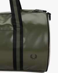 Fred Perry Classic Barrel Bag - Laurel Wreath Green / Black