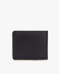 Fred Perry Coated Polyester Billfold Wallet - Black / Ecru | Fred Perry Wallets & Key Fobs | JEANSTORE