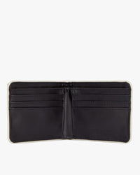 Fred Perry Coated Polyester Billfold Wallet - Black / Ecru | Fred Perry Wallets & Key Fobs | JEANSTORE