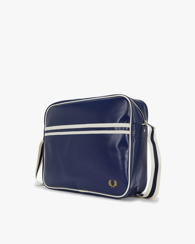 Fred Perry Classic Shoulder Bag - Carbon Blue / Ecru