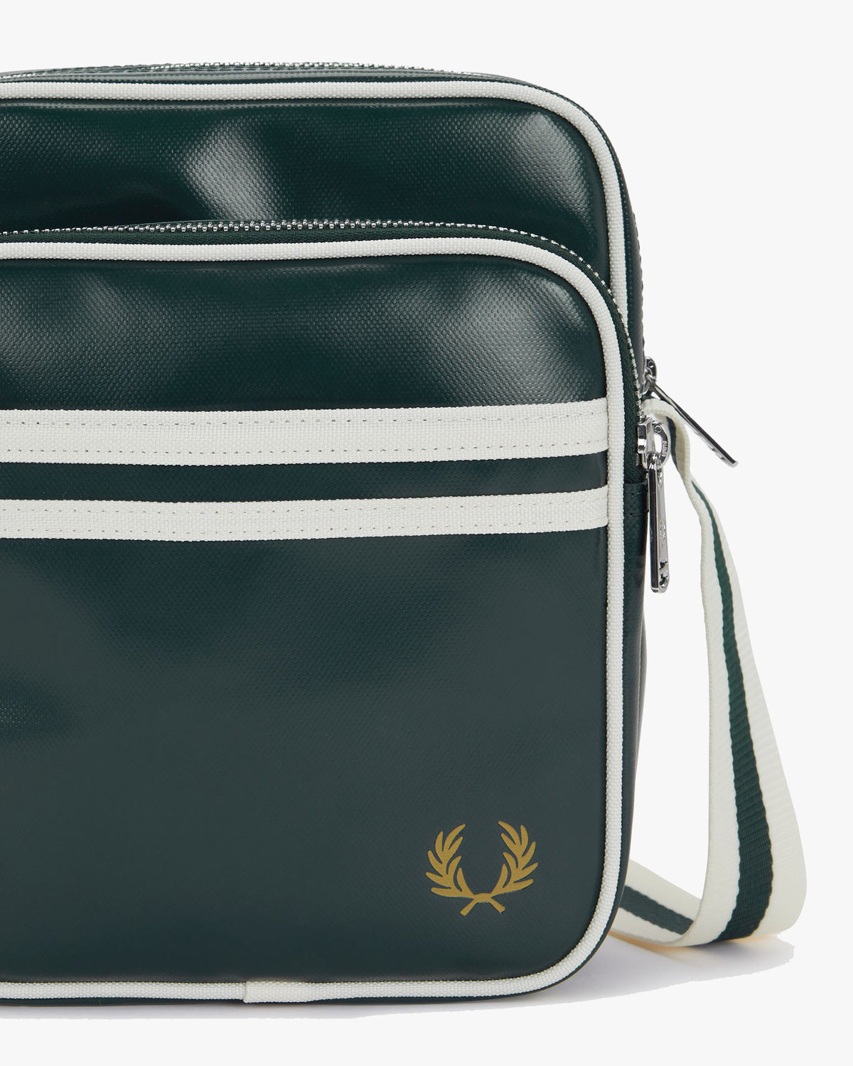 Fred Perry Classic Side Bag - Grassroots / Ecru | Fred Perry Bags | JEANSTORE