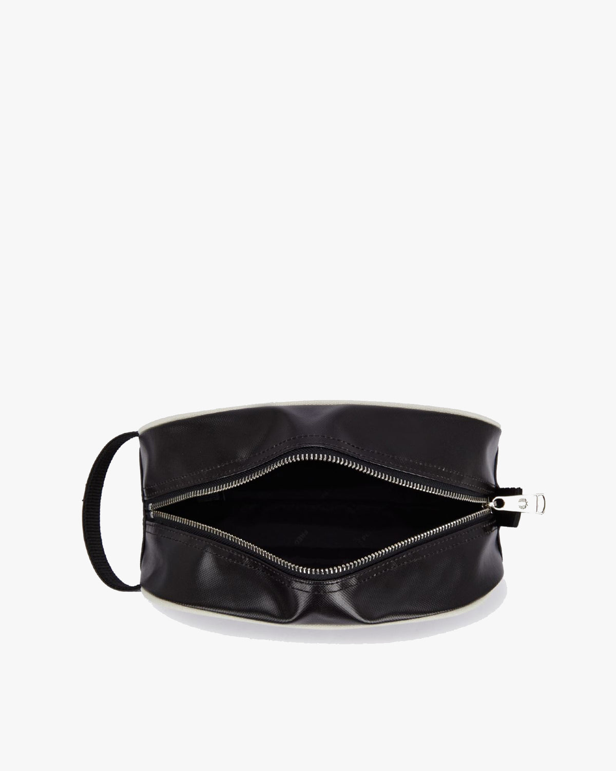 Fred Perry Coated Polyester Laurel Wreath Wash Bag - Black / Ecru