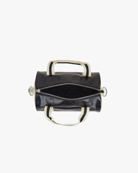 Fred Perry Classic Mini Barrel Bag - Black / Ecru | Fred Perry Bags | JEANSTORE
