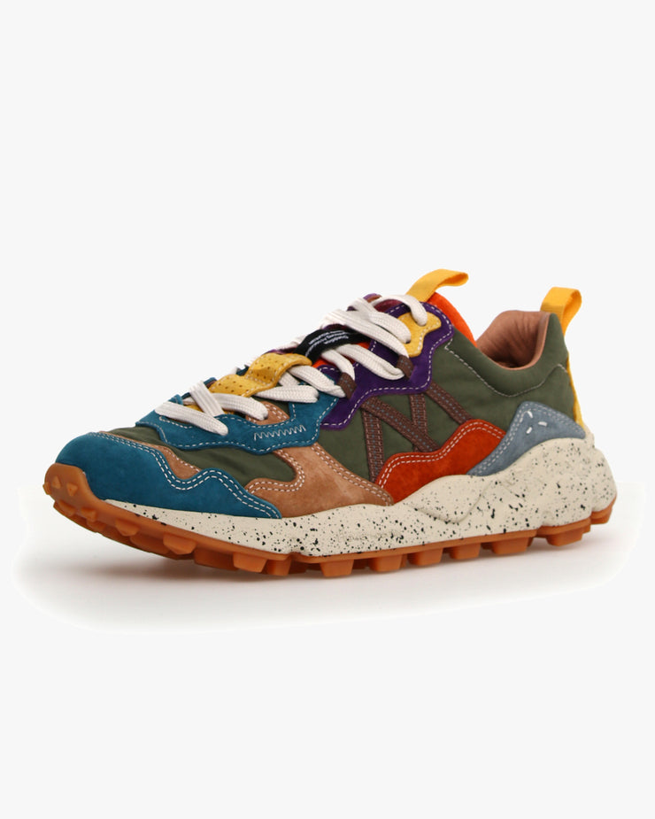 Flower Mountain Lenzan Suede & Nylon - Light Blue / Taupe / Light Brown | Flower Mountain Trainers | JEANSTORE