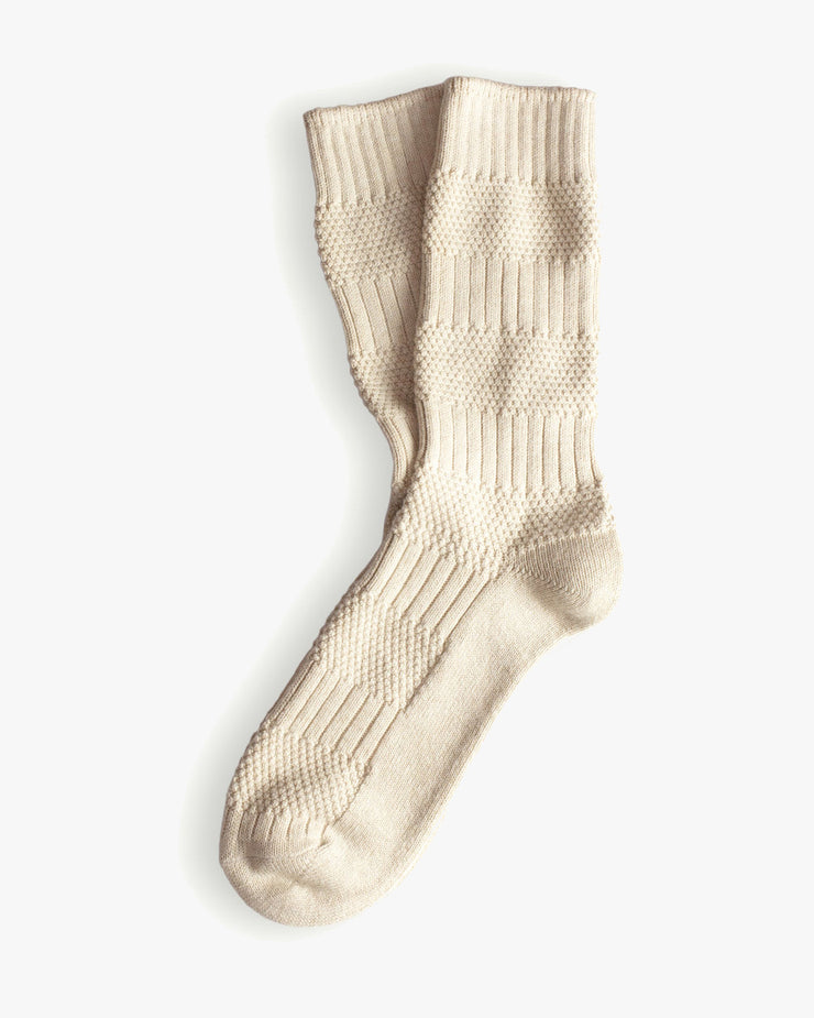 Thunders Love Link Collection Socks - Canalé Raw White