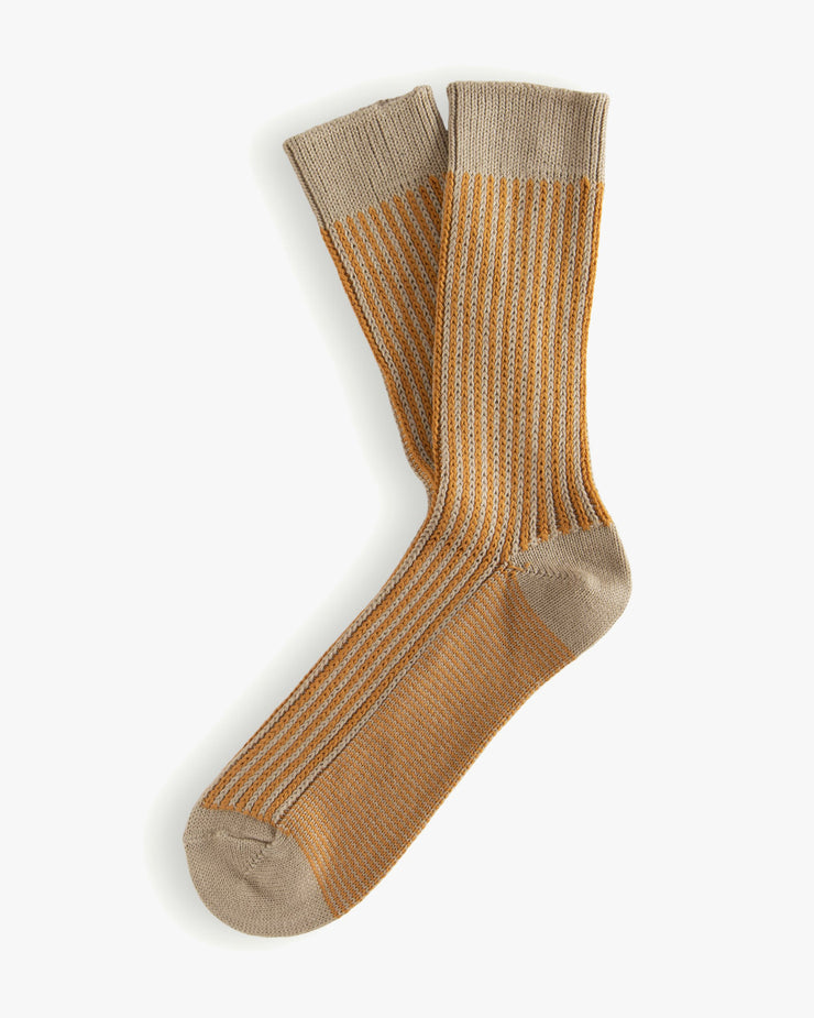 Thunders Love Link Collection Socks - Vertical Brown