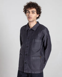 Le Mont St Michel Moleskin Authentic Work Jacket - Graphite | Le Mont St Michel Jackets & Coats | JEANSTORE