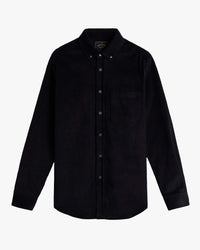 Portuguese Flannel Lobo 2.0 Corduroy Shirt - Black