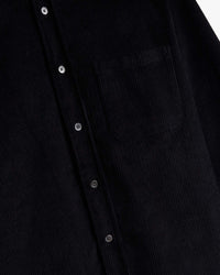 Portuguese Flannel Lobo 2.0 Corduroy Shirt - Black