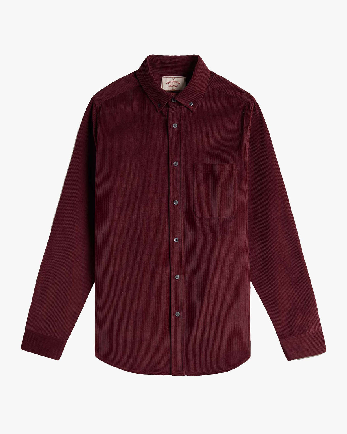 Portuguese Flannel Lobo 2.0 Corduroy Shirt - Bordeaux