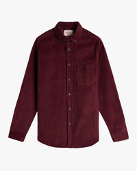 Portuguese Flannel Lobo 2.0 Corduroy Shirt - Bordeaux