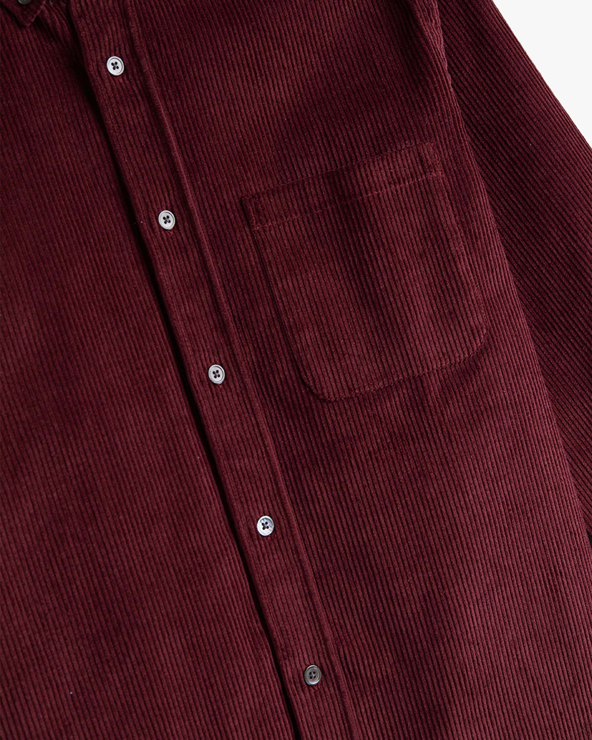 Portuguese Flannel Lobo 2.0 Corduroy Shirt - Bordeaux