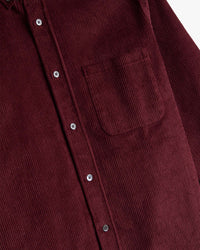 Portuguese Flannel Lobo 2.0 Corduroy Shirt - Bordeaux